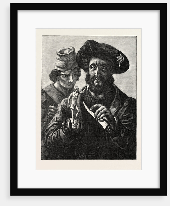Exhibition of the Royal Academy: Benvenuto Cellini, Giving Instructions to His Assistant, Bernardino Manellini, of Mugello by Anonymous