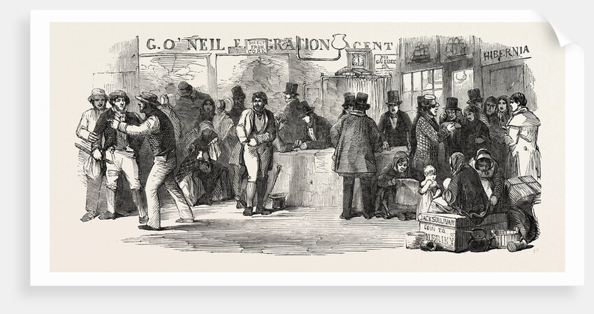 The Emigration Agents' Office, the Passage Money Paid by Anonymous