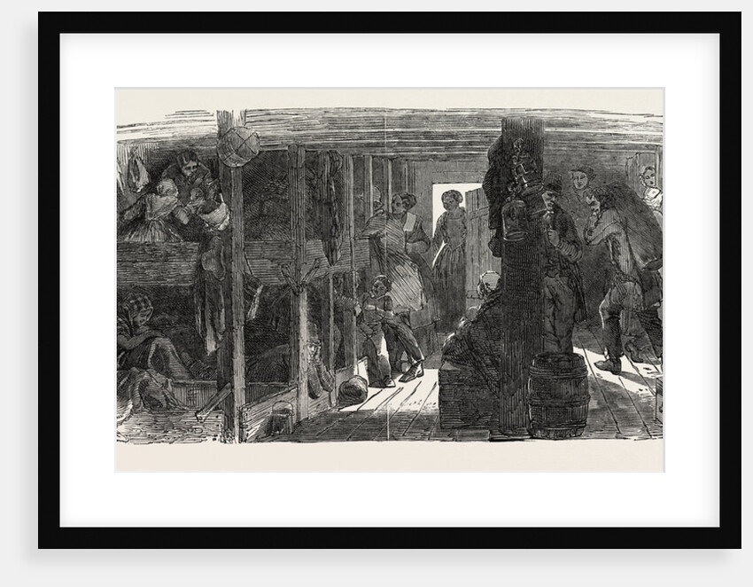 Emigration Vessel, Between Decks by Anonymous