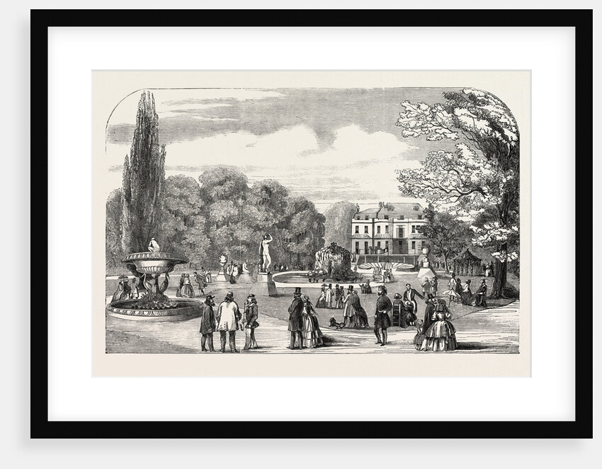 M. Soyer's Symposium of All Nations, Gore House, Kensington, the Gardens, London by Anonymous