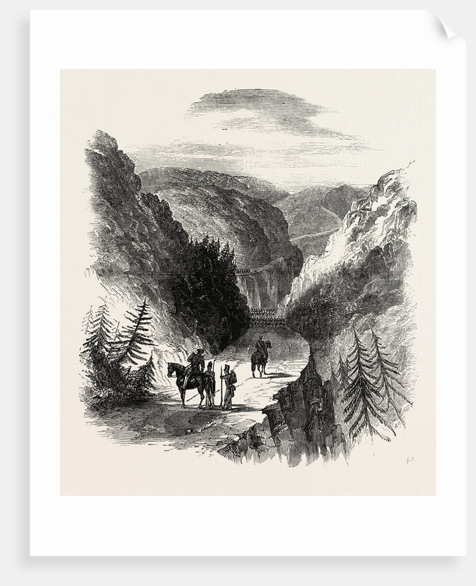 Ecca Heights Pass, Leading from Grahamstown to Fort Brown and Fort Beaufort, South Africa by Anonymous