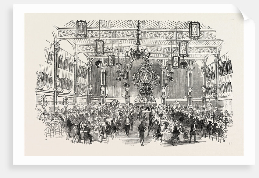 The Metropolitan Sanitary Association Dinner, at Soyer's Symposium, Gore House, Kensington, London by Anonymous