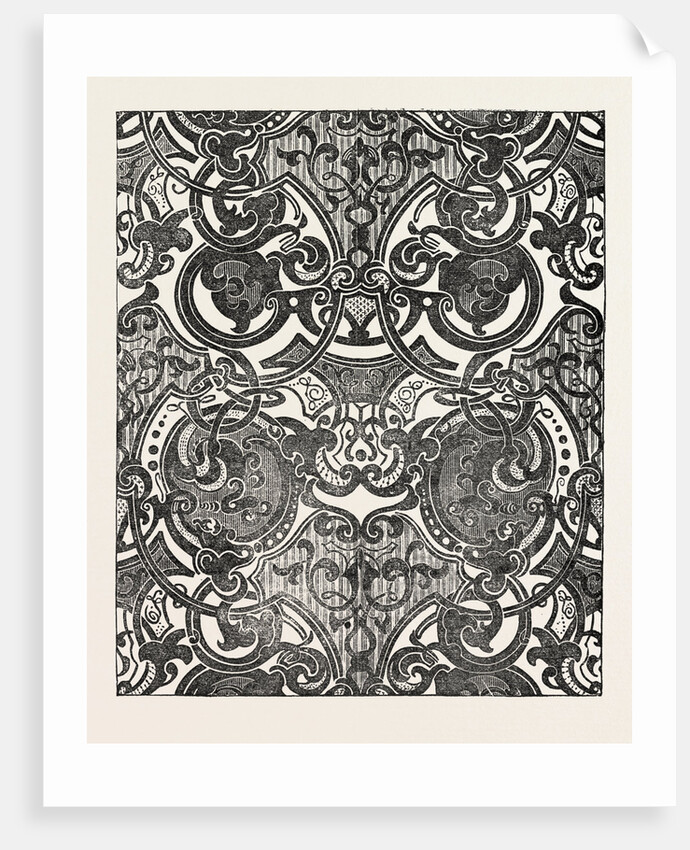 Messrs. Houldsworth And Co., Blue and Gold Damask by Anonymous
