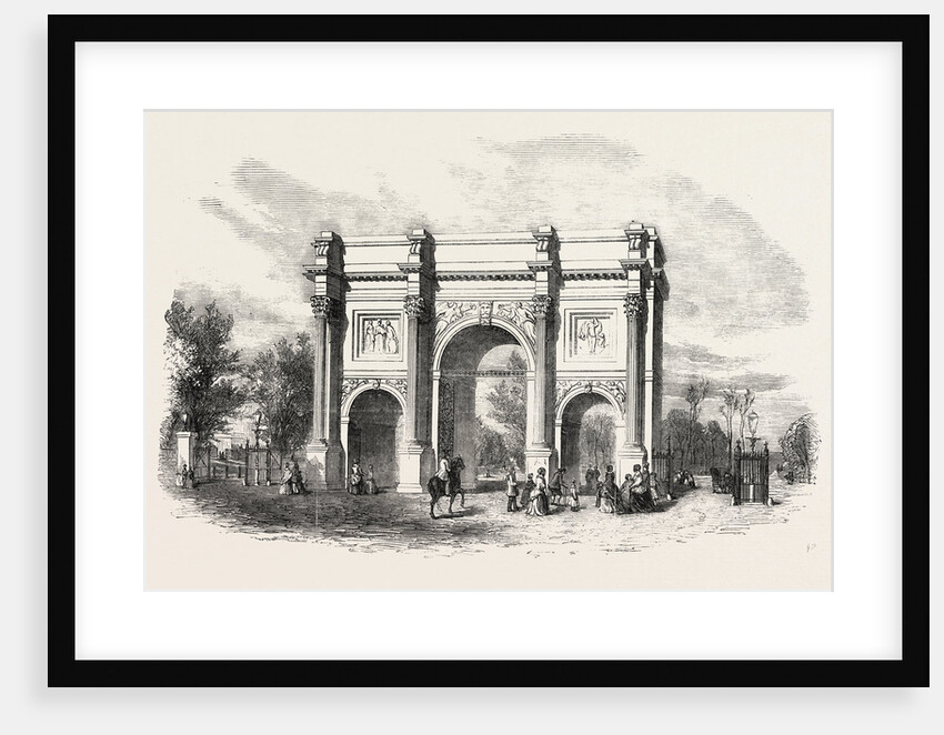 The Marble Arch Cumberland-Gate Hyde Park, London by Anonymous
