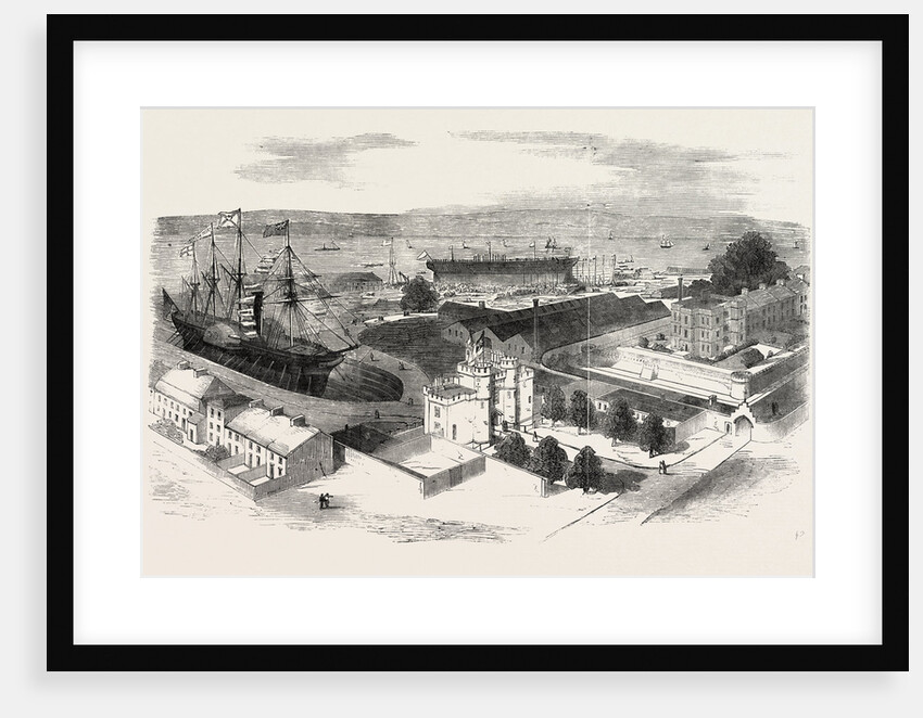 Launch of the Orinoco, West India Mail Steamer at Northfleet Dockyard, Kent, England by Anonymous