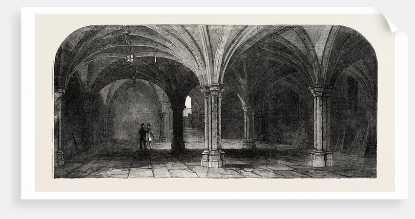 The Crypt of the City of London Guildhall by Anonymous