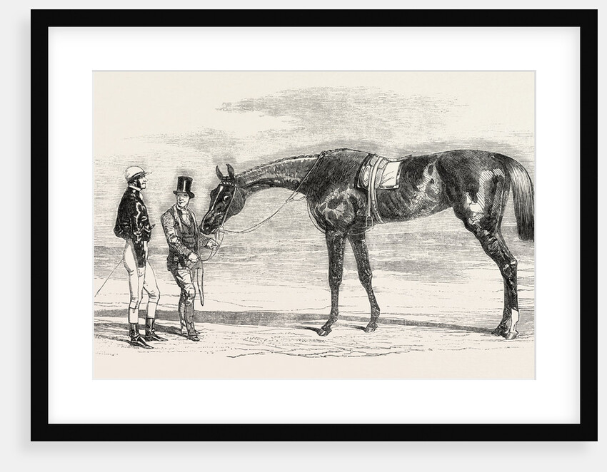 Epsom Races: Iris, the Winner of the Oaks, UK, Horse Racing, Equestrian by Anonymous