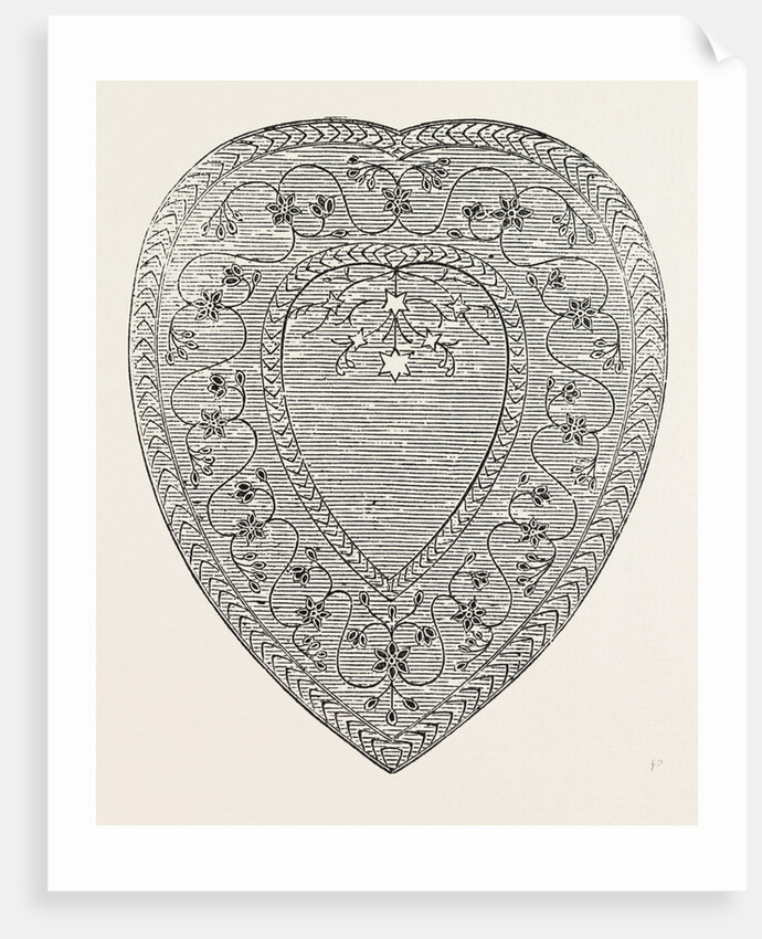 Heart-Shaped Dish of Jasper, Jewelled, by the East India Company by Anonymous