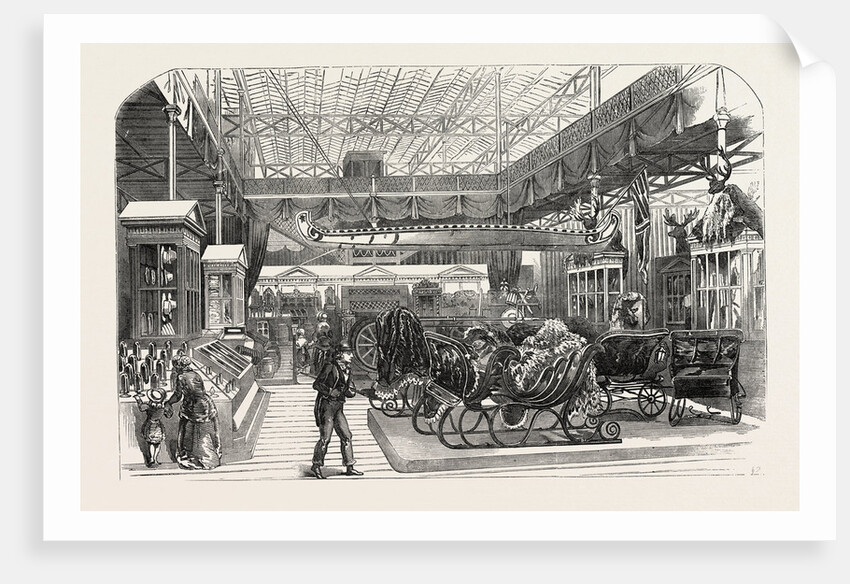 The Canadian Court, Crystal Palace, the Great Exhibition, Hyde Park, London by Anonymous