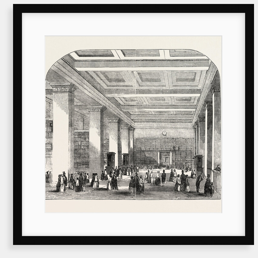 British Museum, the Royal or King's Library, the Large Room, London by Anonymous