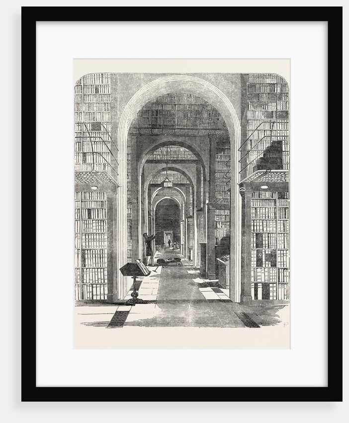 British Museum, the Royal or King's Library, the Arched Room, London by Anonymous