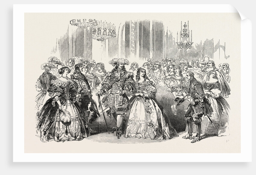 Her Majesty Queen Victoria's Costume Ball at Buckingham Palace, London: The Countess of Granville, His Royal Highness Prince Albert, Queen Victoria, the Duke of Wellington, the Duchess of Roxburghe by Anonymous