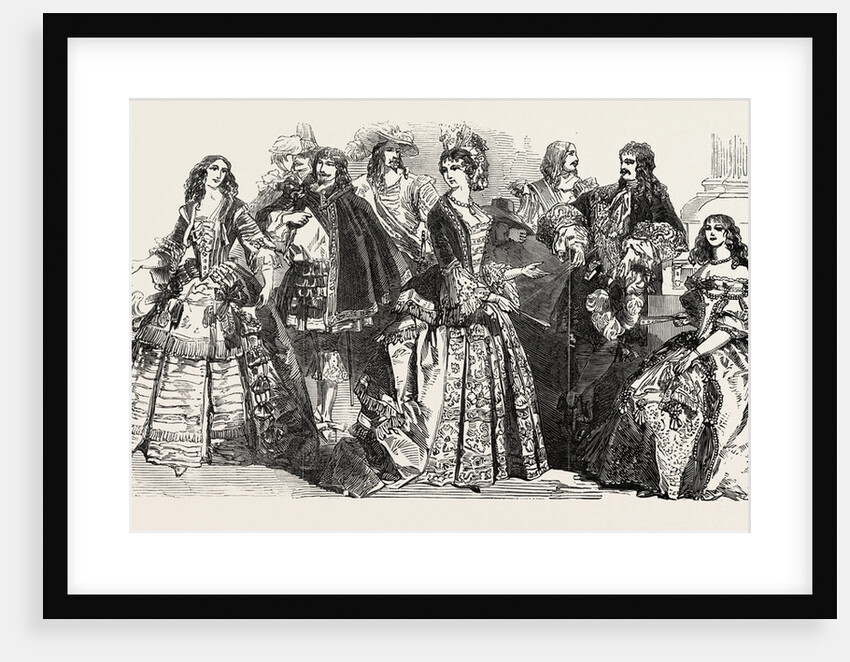 Costumes Worn by the Marchioness of Breadalbane, Lord Feversham, Lady Ashburton, the Prince of Leiningen, Madame Van Der Weyer by Anonymous