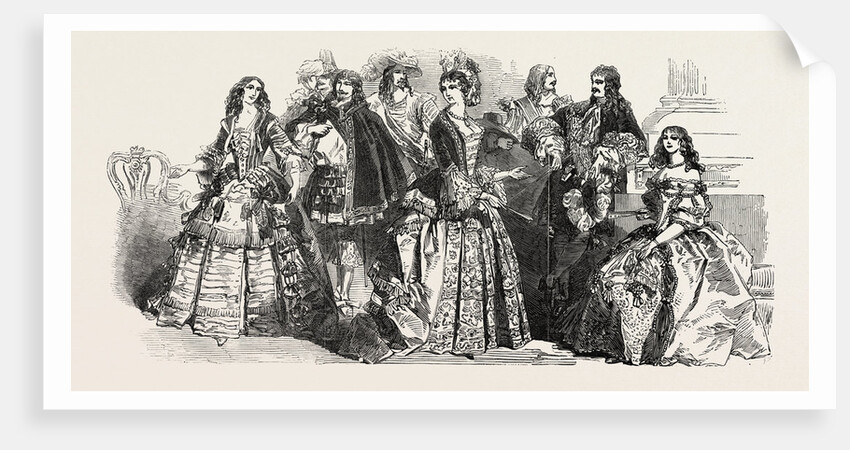 Costumes Worn by the Marchioness of Breadalbane, Lord Feversham, Lady Ashburton, the Prince of Leiningen, Madame Van Der Weyer by Anonymous