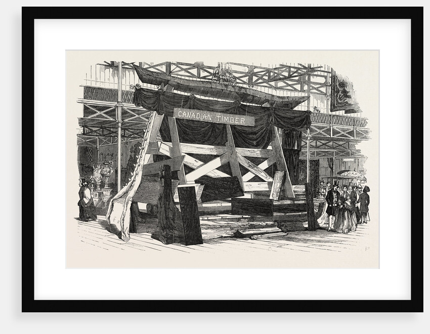 The Great Exhibition, Crystal Palace, Hyde Park, London: Canadian Timber Trophy by Anonymous