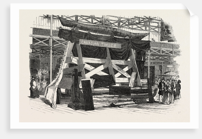 The Great Exhibition, Crystal Palace, Hyde Park, London: Canadian Timber Trophy by Anonymous