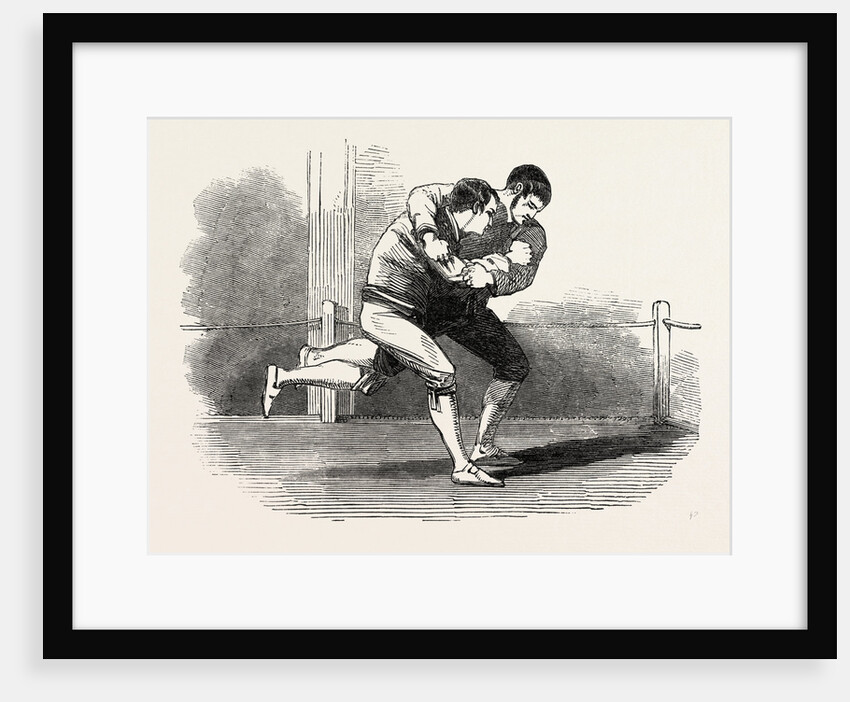 Old English Sports at Saville House, Leicester Square, London: Cornish Wrestling by Anonymous