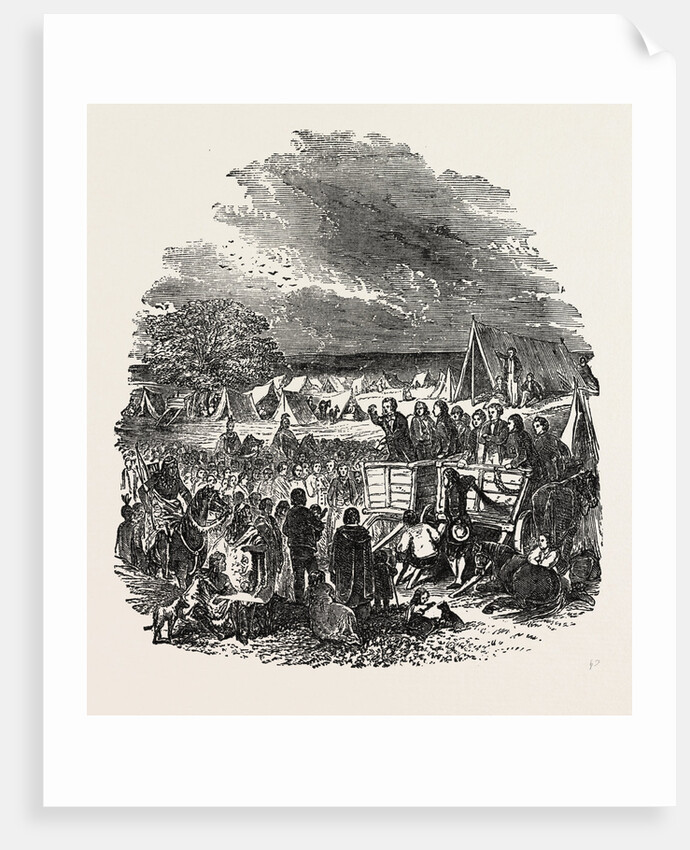 Joseph Smith Preaching in the Wilderness., the Mormons by Anonymous