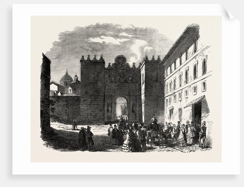 English Protestant Place of Worship at Rome, Italy by Anonymous