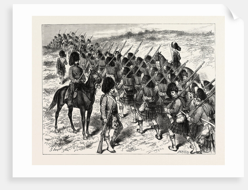 The 93rd Highlanders on the March by Anonymous