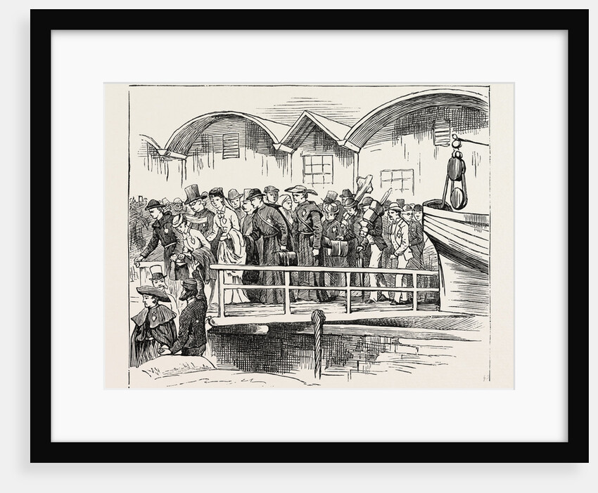 On the Way to Paray-Le-Monial, France: Embarkation at Newhaven by Anonymous
