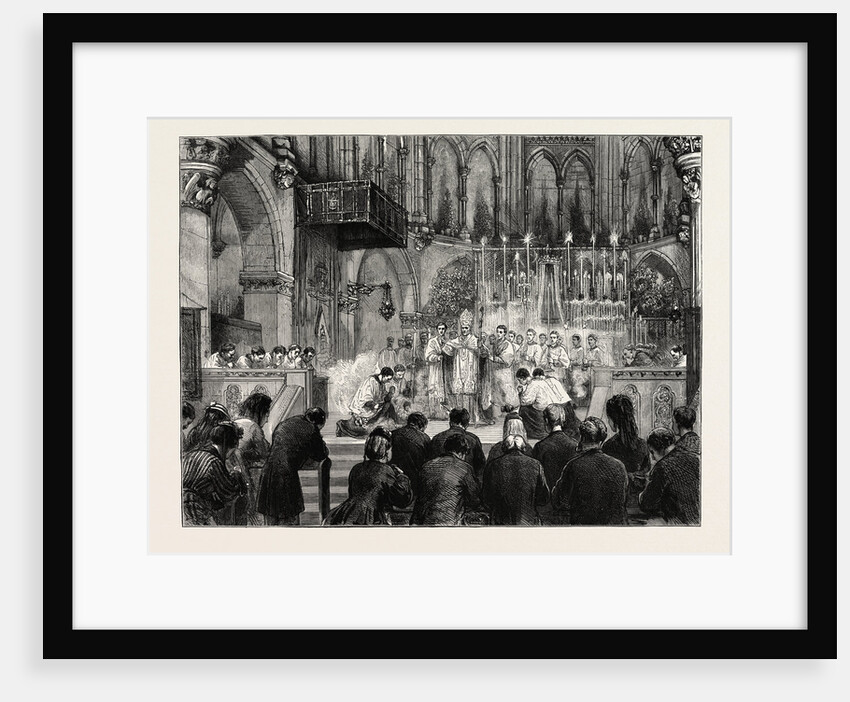 The English Pilgrimage to Paray-Le-Monial,France: The Benediction at the Pro-Cathedral, South Kensington by Anonymous