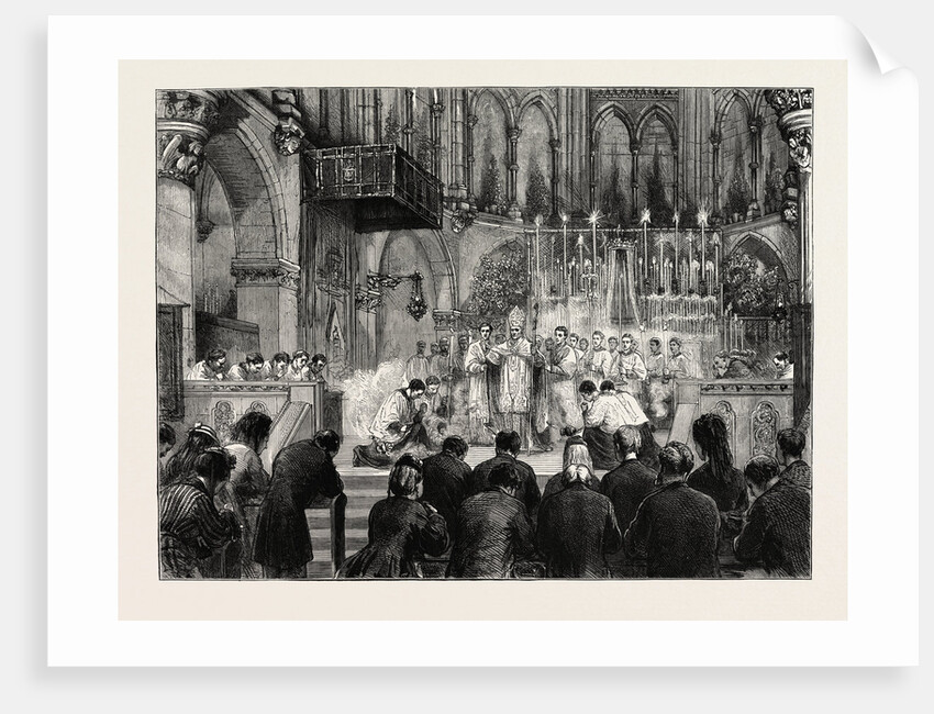The English Pilgrimage to Paray-Le-Monial,France: The Benediction at the Pro-Cathedral, South Kensington by Anonymous
