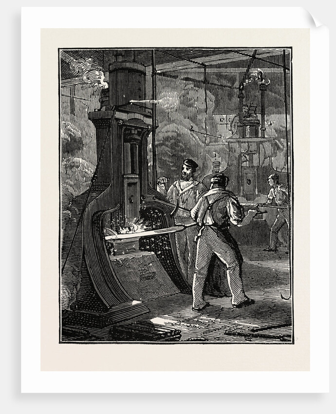 Steam Hammer at the Clyde Works by Anonymous