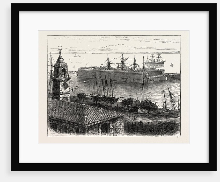 Floating Dock, Bermuda by Anonymous