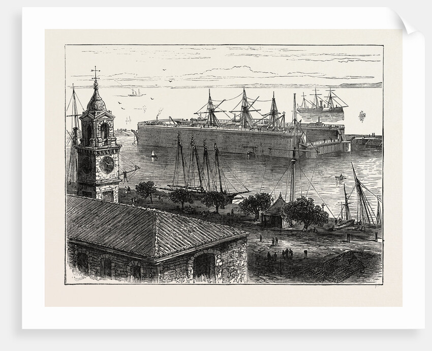 Floating Dock, Bermuda by Anonymous