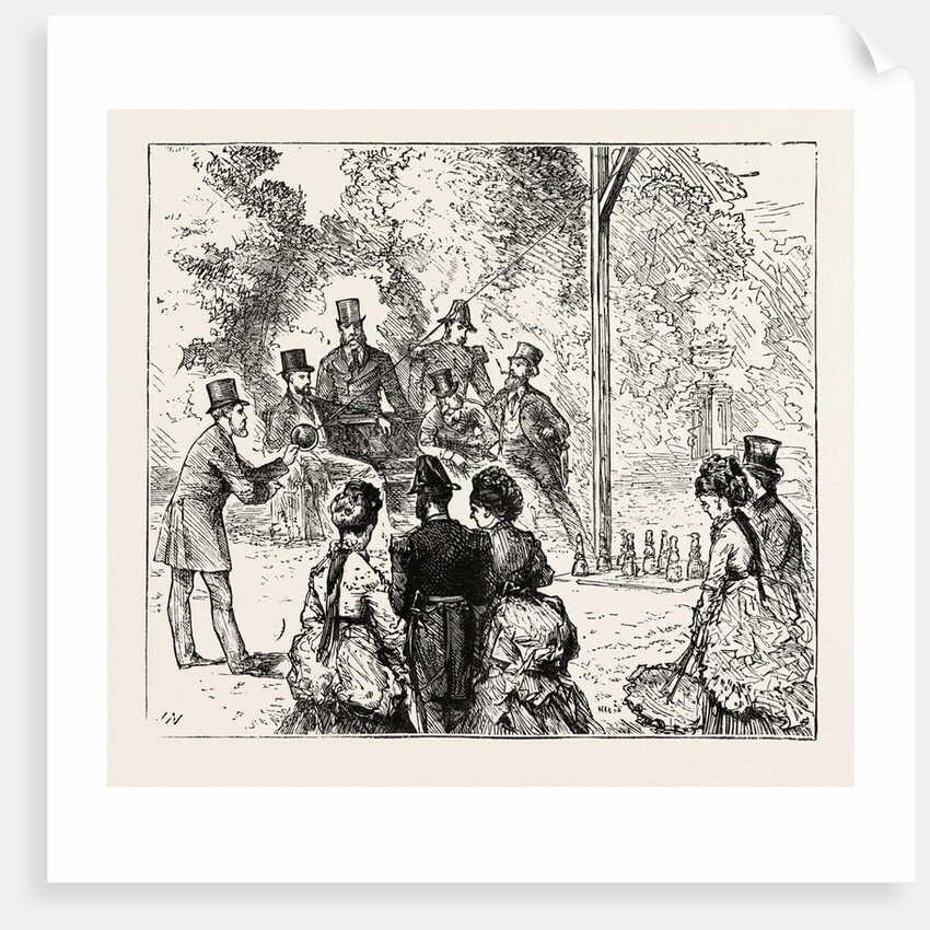 Inauguration of the Holyhead Breakwater and Harbour of Refuge by H.R.H. The Prince of Wales: German Skittles, Wales by Anonymous