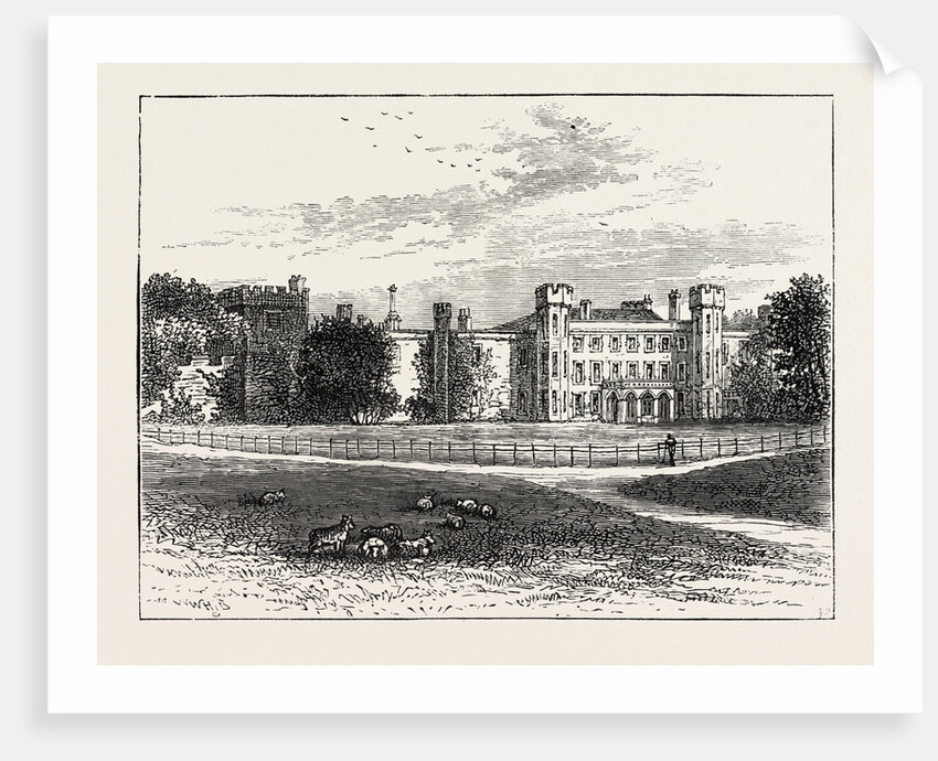 Inauguration of the Holyhead Breakwater and Harbour of Refuge by H.R.H. The Prince of Wales: Penrhos, Principal Front, Wales by Anonymous