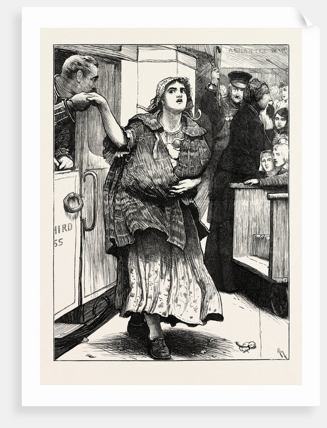 The Ashantee War: Good Bye, A Sketch at the Railway Station, Anglo Ashanti War, Ghana by Anonymous