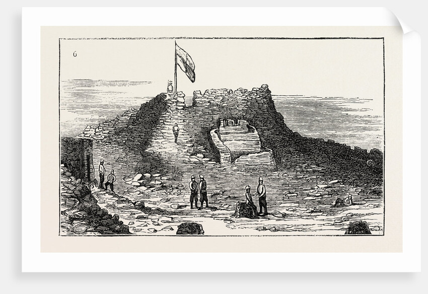 The Russian Expedition to Khiva: Interior of Fort Tamdi by Anonymous