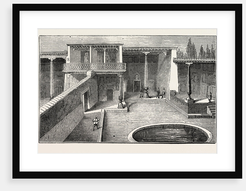 The Russian Expedition to Khiva: Pavilion Occupied by the Grand Duke Nicholas in the Khan's Gardens by Anonymous