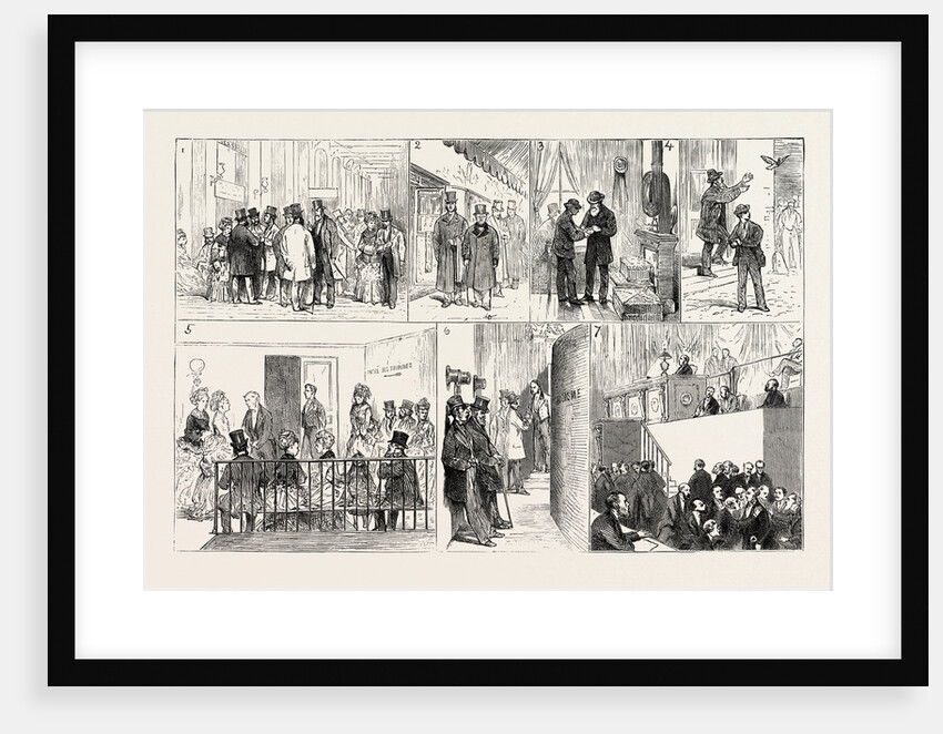 The French Crisis, Sketches at Versailles During the Recent Constitutional Debate, France by Anonymous