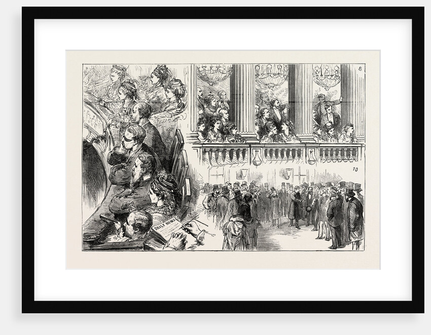 The French Crisis, Sketches at Versailles During the Recent Constitutional Debate, France by Anonymous