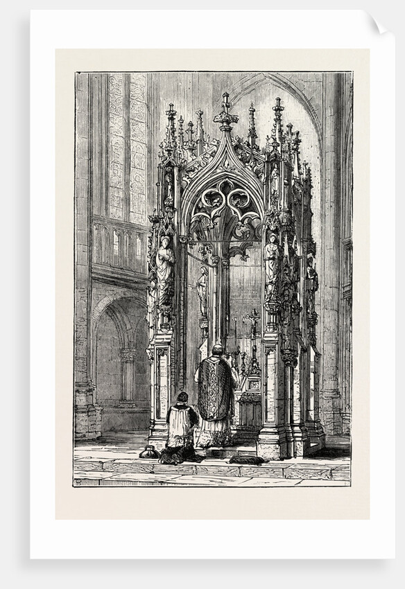 The Baldacchino Question: Gothic Baldacchino, Ratisbon Cathedral, Regensburg, Germany by Anonymous