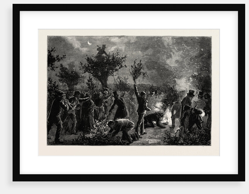 The Ancient Custom of Wood Lopping at Midnight in Epping Forest on the Eleventh of November by Anonymous
