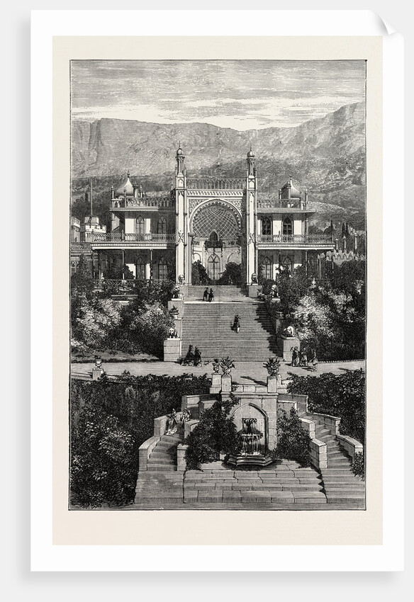 The Duke of Edinburgh in the Crimea: Alupka, Seat of Prince Woronzoff by Anonymous