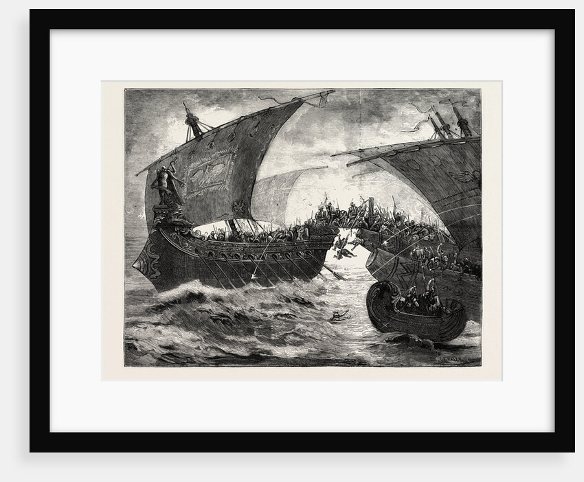 The Battle of Actium, Scene from Antony and Cleopatra at Drury Lane Theatre, London by Anonymous