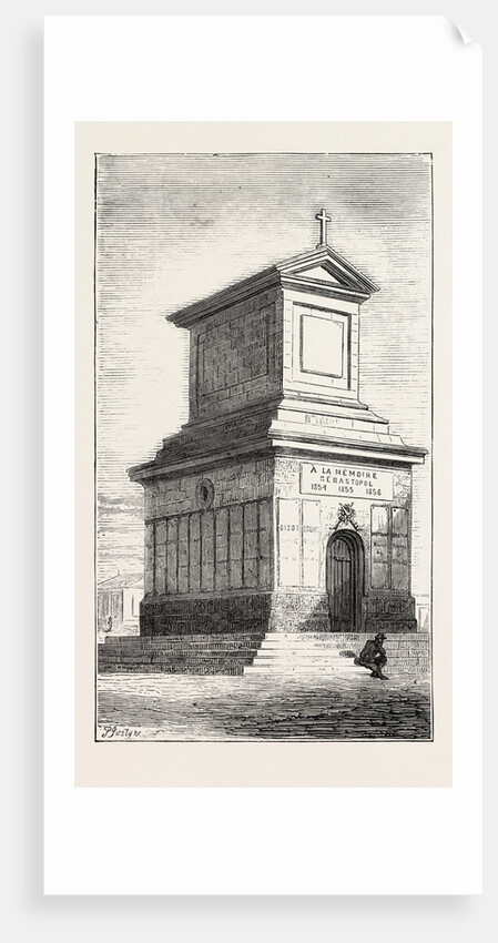 The Duke of Edinburgh's Visit to the Crimea: The French Mausoleum, Sebastopol, Ukraine by Anonymous