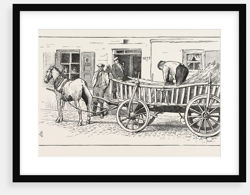 Market Cart, Wurzburg, Germany by Anonymous
