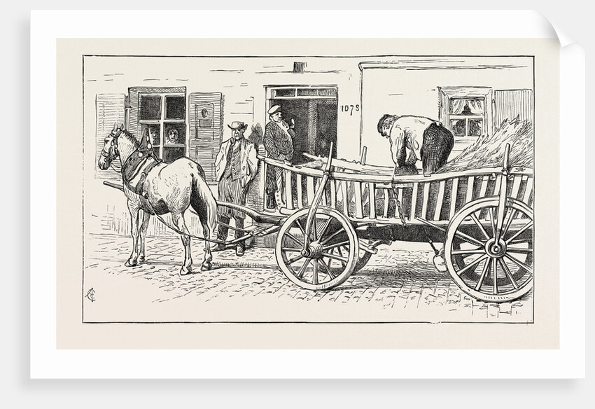 Market Cart, Wurzburg, Germany by Anonymous