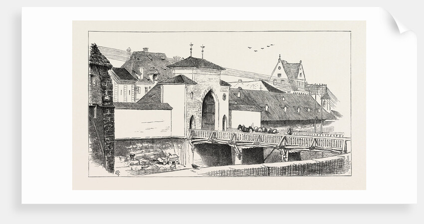 The Marie Gateway, Nuremberg, Germany by Anonymous