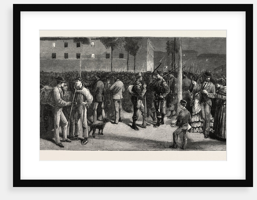 The Civil War in Spain: Soldiers Leaving Madrid for the North by Anonymous