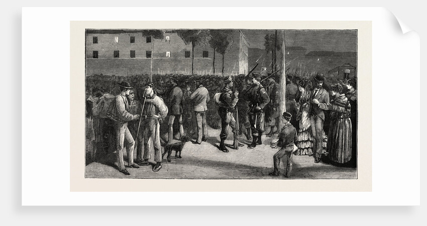 The Civil War in Spain: Soldiers Leaving Madrid for the North by Anonymous