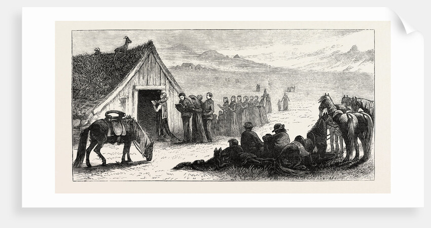 An Icelandic Wedding: The Wedding Procession, Iceland by Anonymous