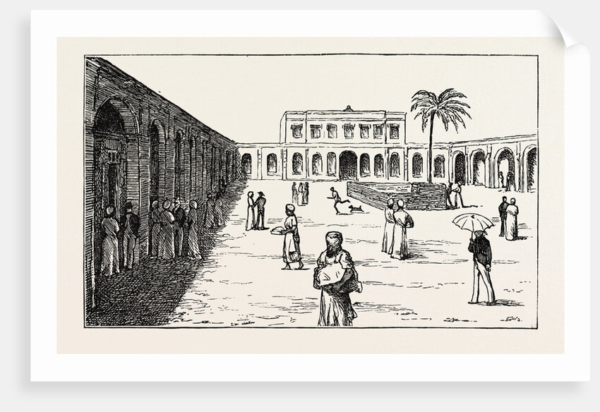 The New Exchange Minet El Basel, Arab Merchants Selling Their Cotton Crops, Egypt by Anonymous
