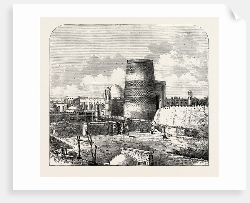 The Russian Expedition to Khiva, Views in the City: Temple of the Palace, Uzbekistan by Anonymous